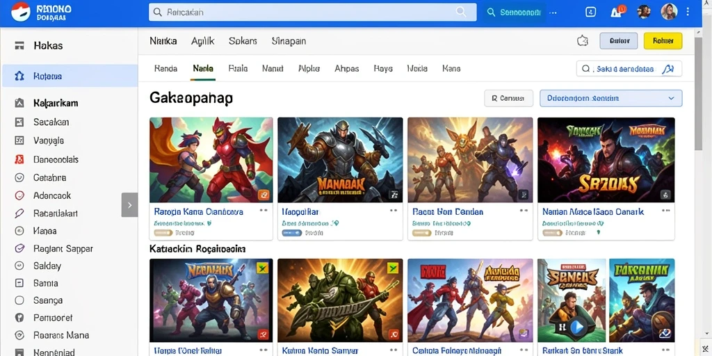 Tampilan awal yang menarik dan mudah dinavigasi.