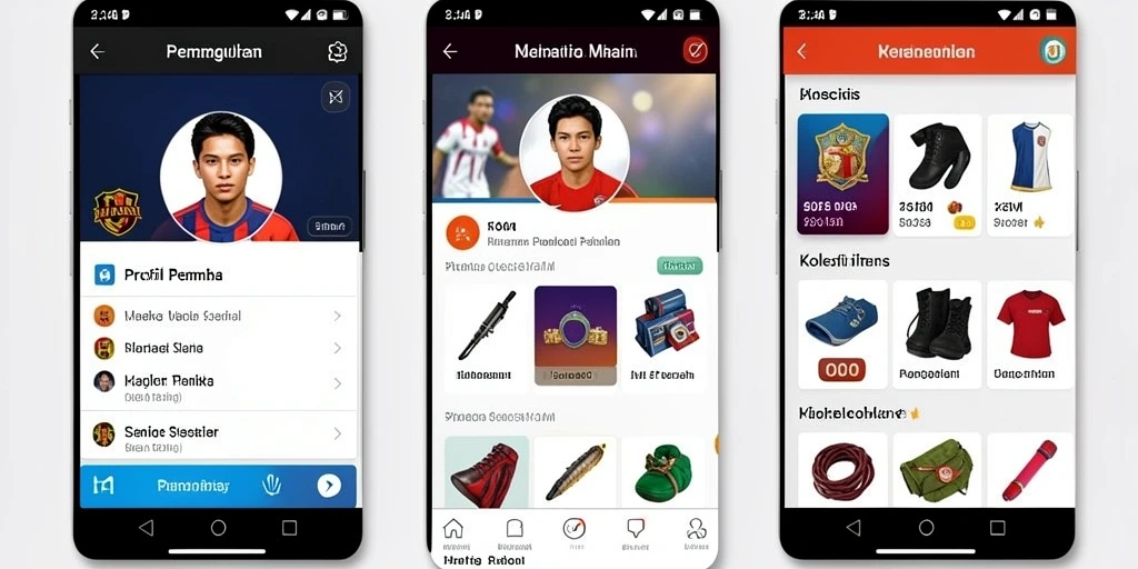 Tampilan antarmuka yang modern dan menarik.