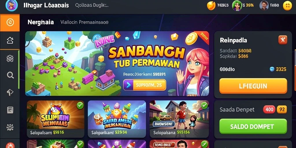 Antarmuka MINTOTO yang menarik dan user-friendly.