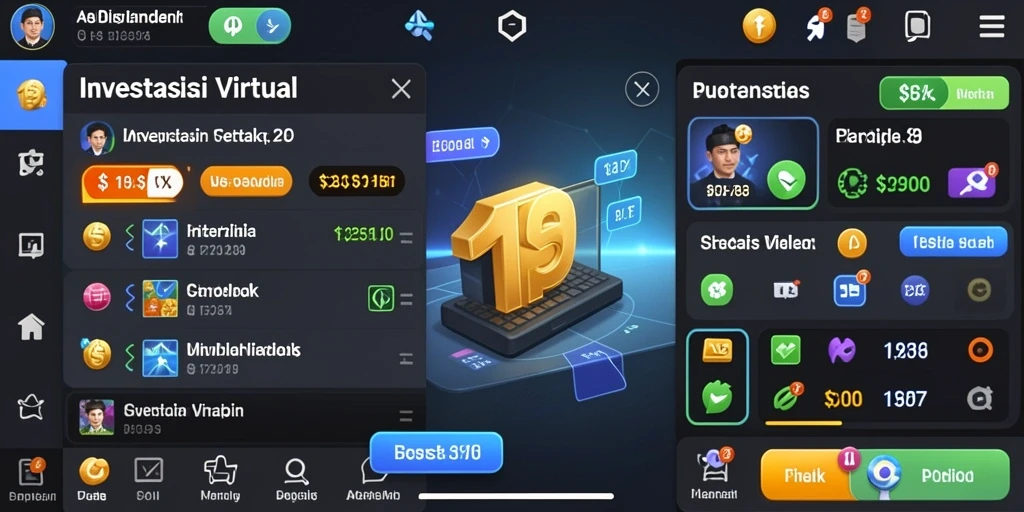 Tampilan menu utama yang menarik dan mudah dinavigasi.