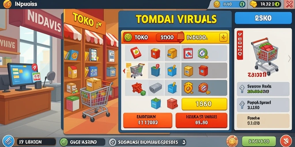 Tangkapan layar permainan yang menunjukkan aksi seru di dalam game.
