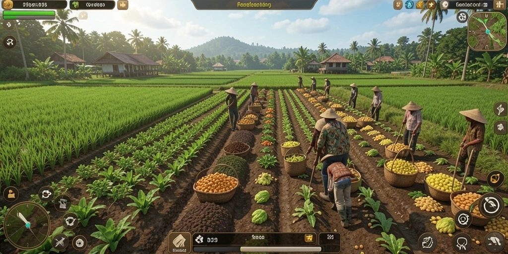 Screenshot memperlihatkan karakter utama dalam pertarungan epik.