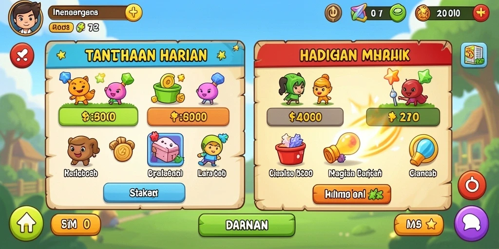 Tampilan antarmuka yang menarik dan mudah digunakan.
